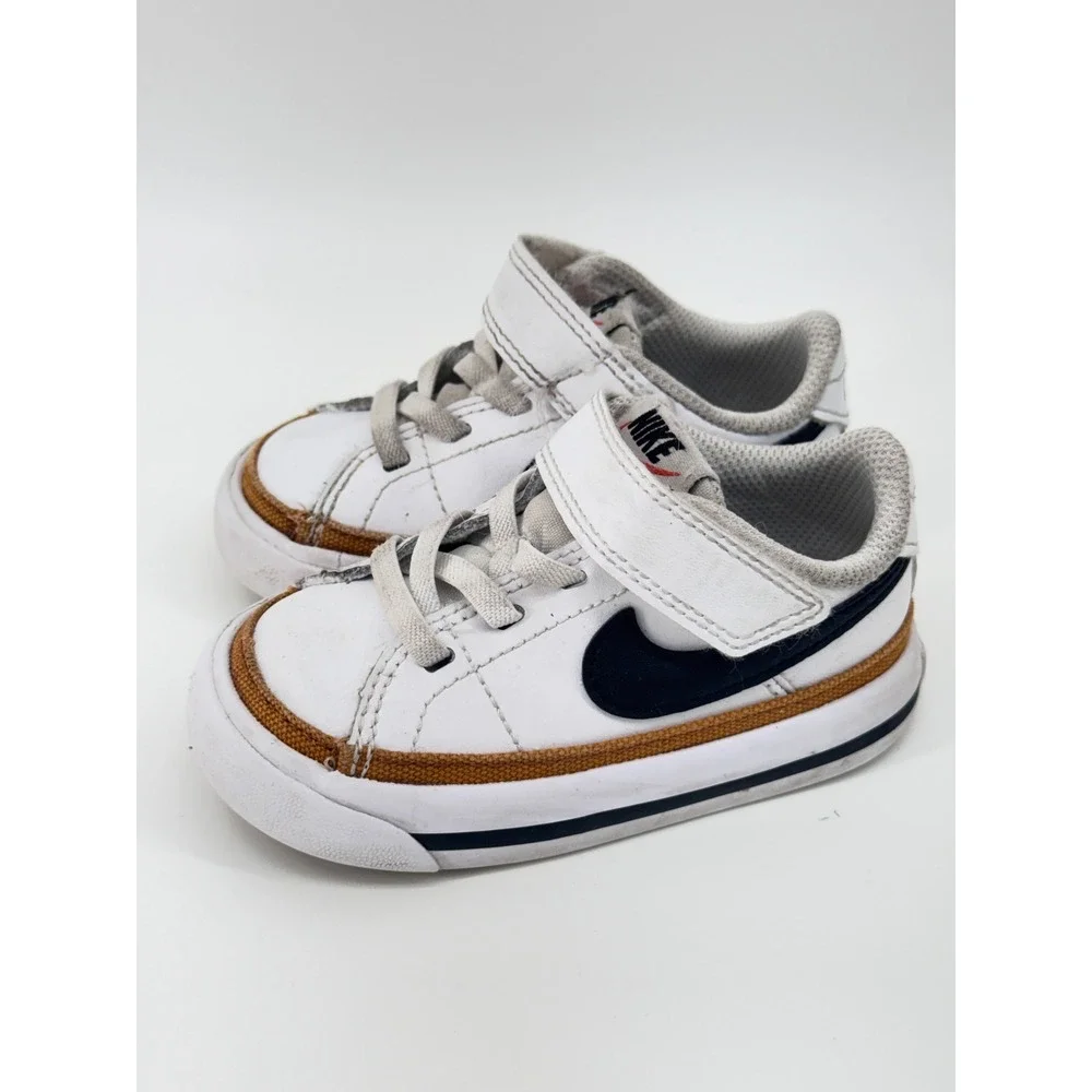 Nike Court Legacy Sneakers Kids Toddler  5C White Navy DA5382-102